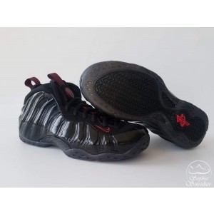 Nike Air Foamposite One Black Gold-Red Shoes