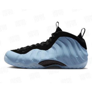 Nike Air Foamposite One Psychic Blue and Black Shoes