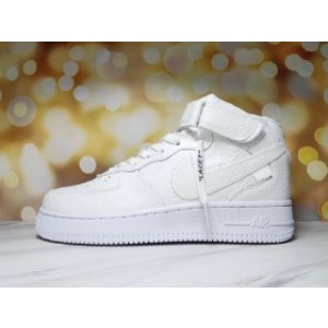 Nike Air Force 1 High Top White Shoes 0246