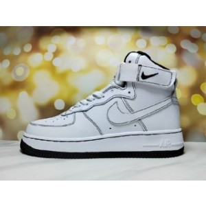Nike Air Force 1 High Top White_Black Shoes 0240