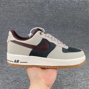 Nike Air Force 1 Low Cream Brown Shoes