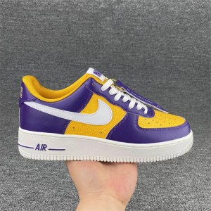 Nike Air Force 1 Low Purple Yellow Shoes Top 306