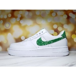 Nike Air Force 1 Low White_Green Shoes 0173