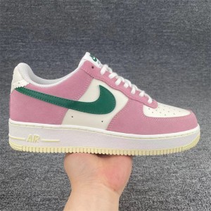 Nike Air Force 1 Pink White Women Shoes Top 216