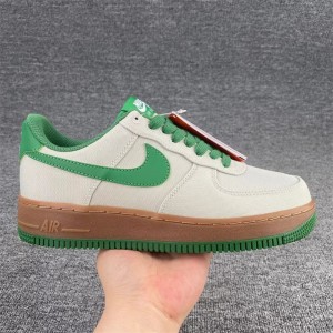 Nike Air Force 1 White Green Shoes Top 218