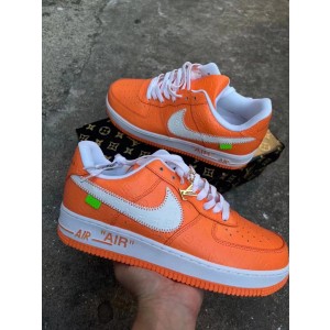 Nike Air Force Orange Shoes