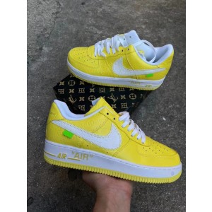 Nike Air Force Yellow Shoes 1