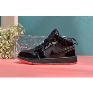 Nike Air Jordan 1 Black Kids Shoes 147