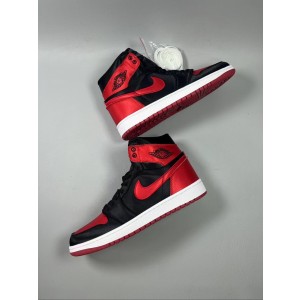 Nike Air Jordan 1 Black Red Shoes
