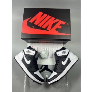 Nike Air Jordan 1 Black White Shoes 590