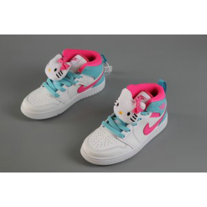 Nike Air Jordan 1 Blue Kids Shoes