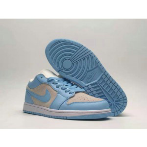 Nike Air Jordan 1 Blue Low Shoes