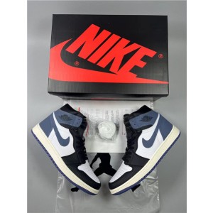 Nike Air Jordan 1 Blue White Shoes 588