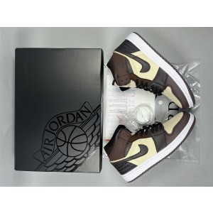 Nike Air Jordan 1 Brown Black Shoes