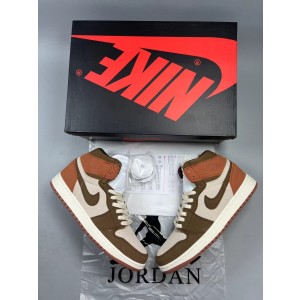 Nike Air Jordan 1 Brown Shoes