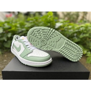 Nike Air Jordan 1 Golf White Green Low Shoes