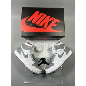 Nike Air Jordan 1 Gray White Shoes 591
