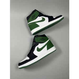 Nike Air Jordan 1 Green Black Shoes