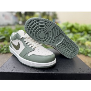 Nike Air Jordan 1 Green White Shoes