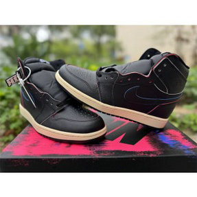 Nike Air Jordan 1 High OG Black Muslin Shoes