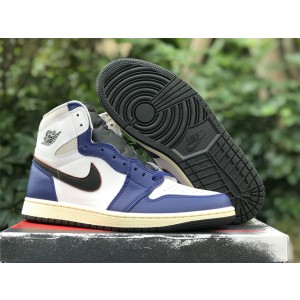 Nike Air Jordan 1 High OG Rare Air Deep Royal Blue Shoes