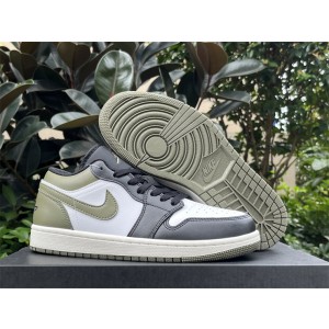 Nike Air Jordan 1 LOW SE Green White Shoes