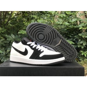 Nike Air Jordan 1 LOW White Black Shoes