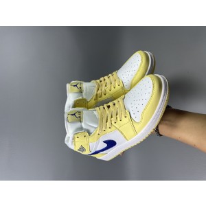 Nike Air Jordan 1 Lemon Yellow Shoes