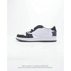 Nike Air Jordan 1 Low Black White Shoes
