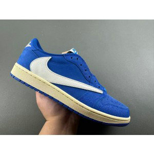 Nike Air Jordan 1 Low Blue Travis Scott Shoes