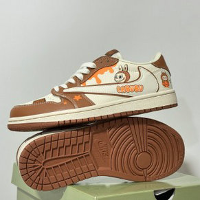 Nike Air Jordan 1 Low Brown Labubu Shoes