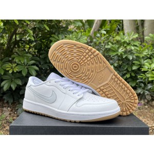 Nike Air Jordan 1 Low Golf White Shoes