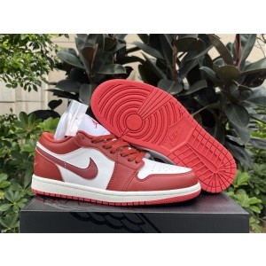 Nike Air Jordan 1 Low Red White Shoes