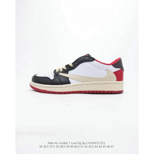 Nike Air Jordan 1 Low Red White Shoes