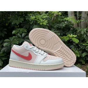 Nike Air Jordan 1 Low Strawberry Milkshake Shoes