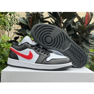 Nike Air Jordan 1 Low White Black Shoes