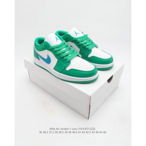 Nike Air Jordan 1 Low White Green Shoes