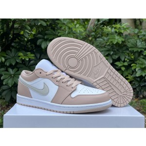 Nike Air Jordan 1 Low White Pink Shoes