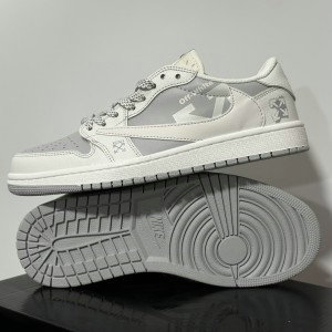 Nike Air Jordan 1 Low White Shoes 1