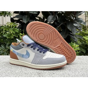Nike Air Jordan 1 Low Wolf Grey Shoes