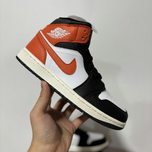 Nike Air Jordan 1 Mid Orange Shoes