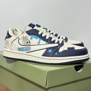 Nike Air Jordan 1 Navy Labubu Shoes