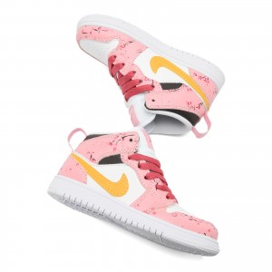 Nike Air Jordan 1 Pink Kids Shoes 1