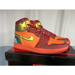 Nike Air Jordan 1 Red Orange Shoes 2