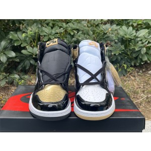 Nike Air Jordan 1 Retro High Gold Top 3 Shoes
