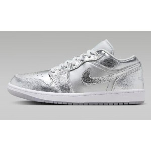 Nike Air Jordan 1 Silver Shoes 596