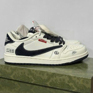 Nike Air Jordan 1 Travis Scott White Shoes