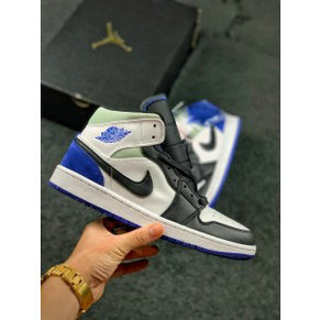 Nike Air Jordan 1 White Blue Shoes