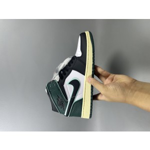 Nike Air Jordan 1 White Green Shoes