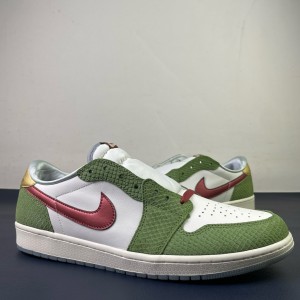 Nike Air Jordan 1 White Green Shoes